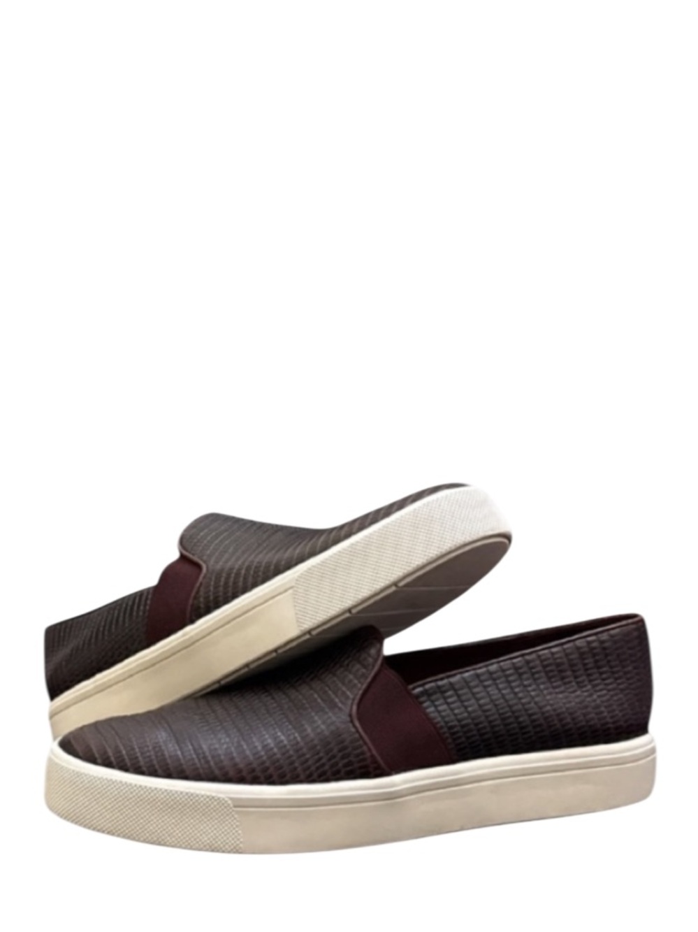 VINCE - BURGUNDY EMBOSSED SNEAKERS “BLAIR”